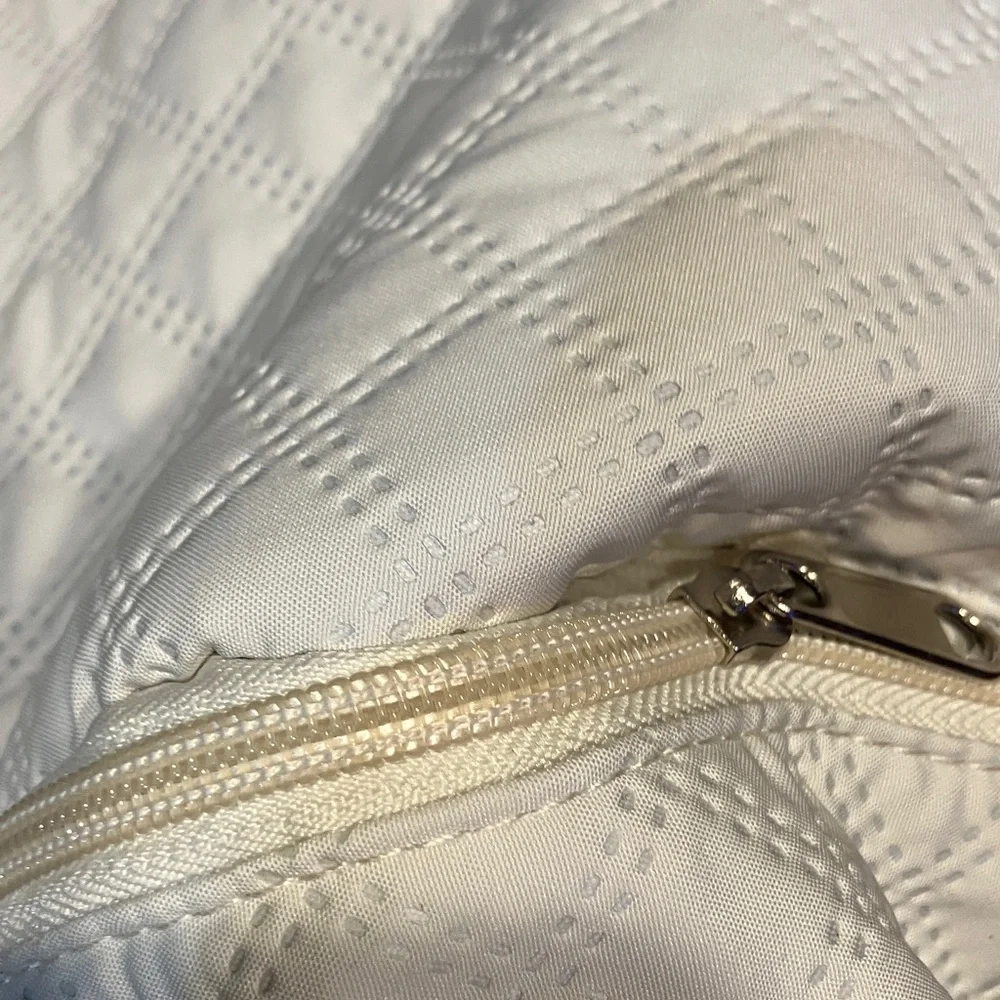 Cream Garment Bag